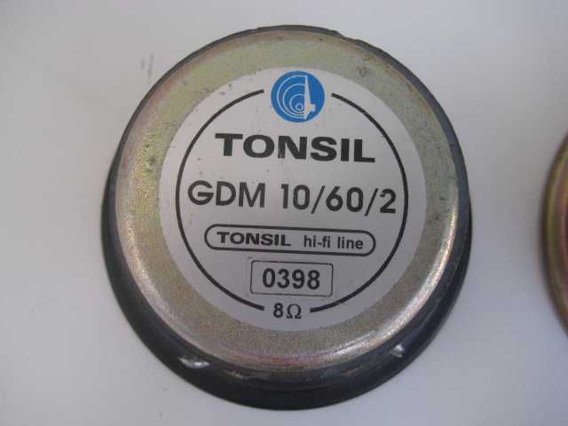 Tonsil GDM 10/60 10/60/2 10/60/4  10/80/2 głośnik Altus 75  oryginał