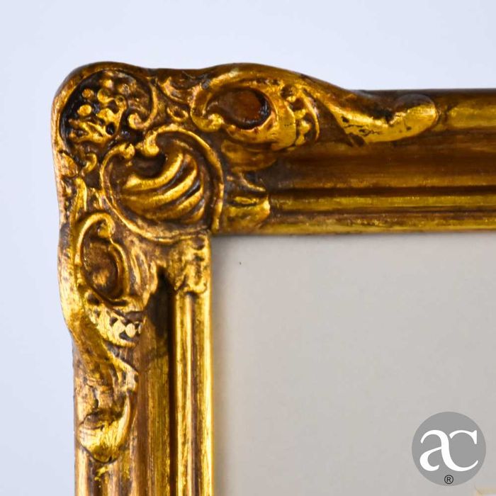 Gravura “The Holstein Gate, Lubeck.”, emoldurada