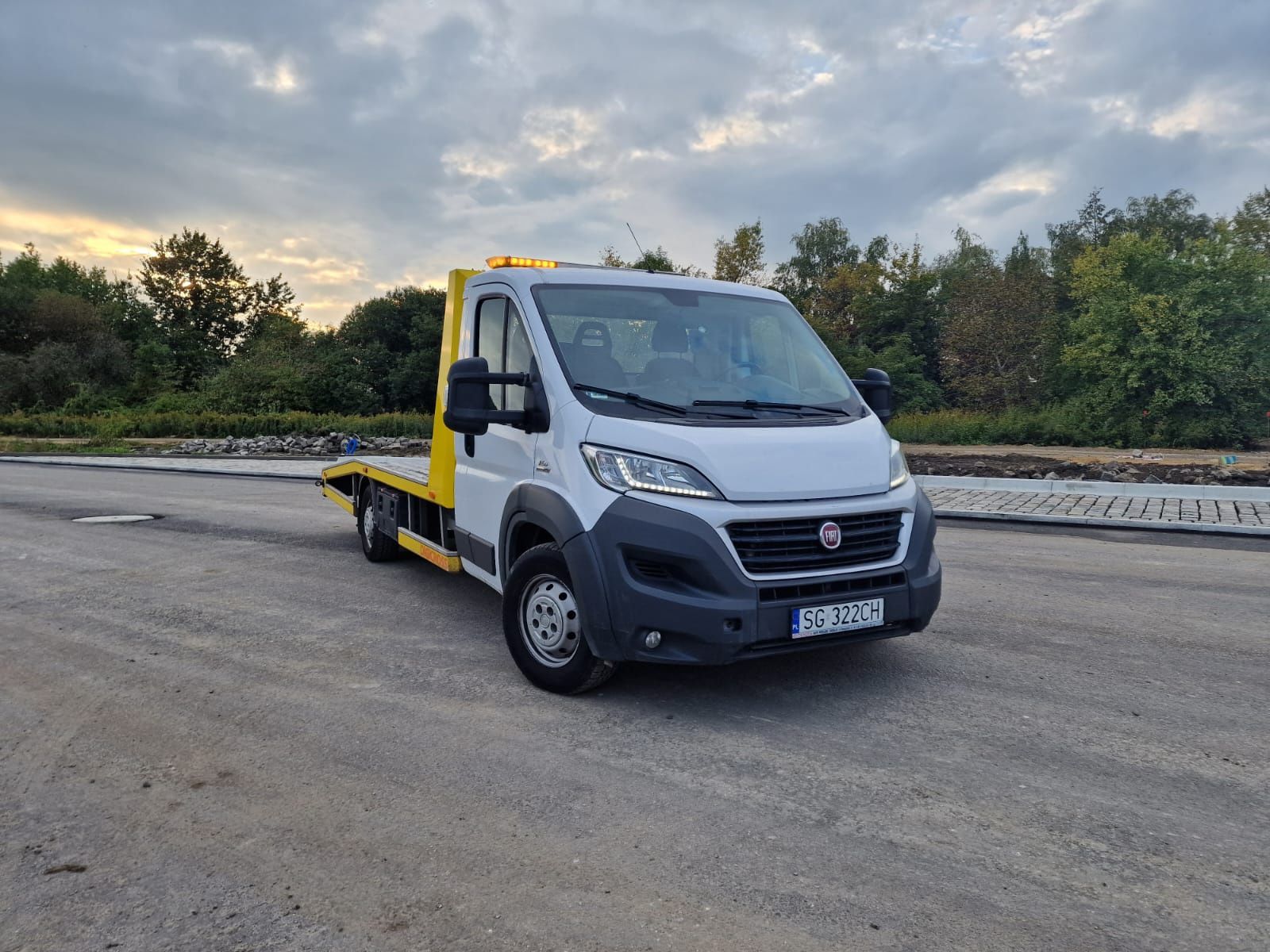 Wynajem autolaweta Fiat Ducato 3.0 autolawety autolawet lawet