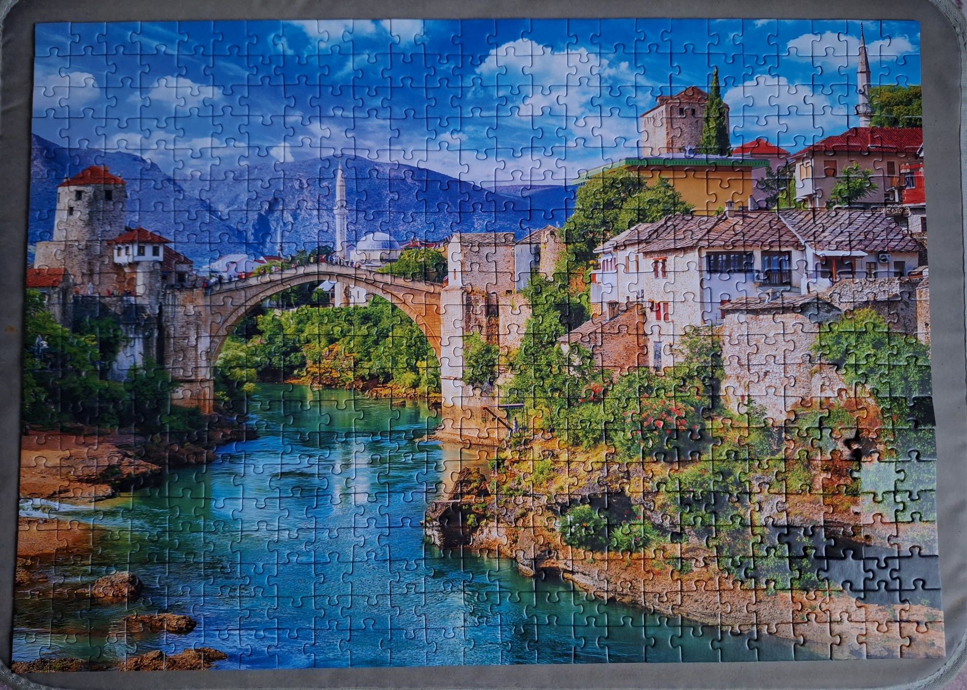 Puzzle  500 elementów,  Stary most w Mostarze