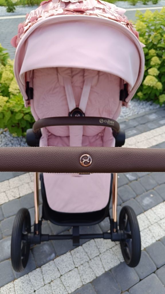 Cybex Priam simply flowers pink 2w1