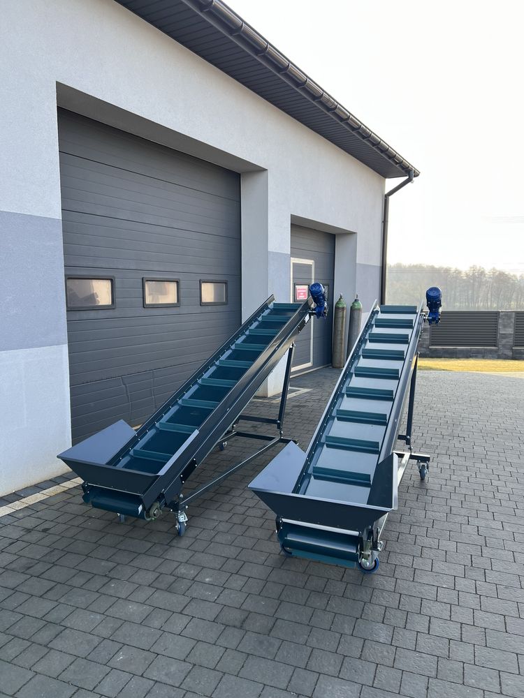 Podajnik taśmowy, Przenośnik taśmowy 3m,taśmociąg,stół przebierczy