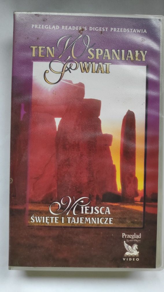 Zestaw kaset vhs, Samson, Abraham, Ten wspaniały świat.
