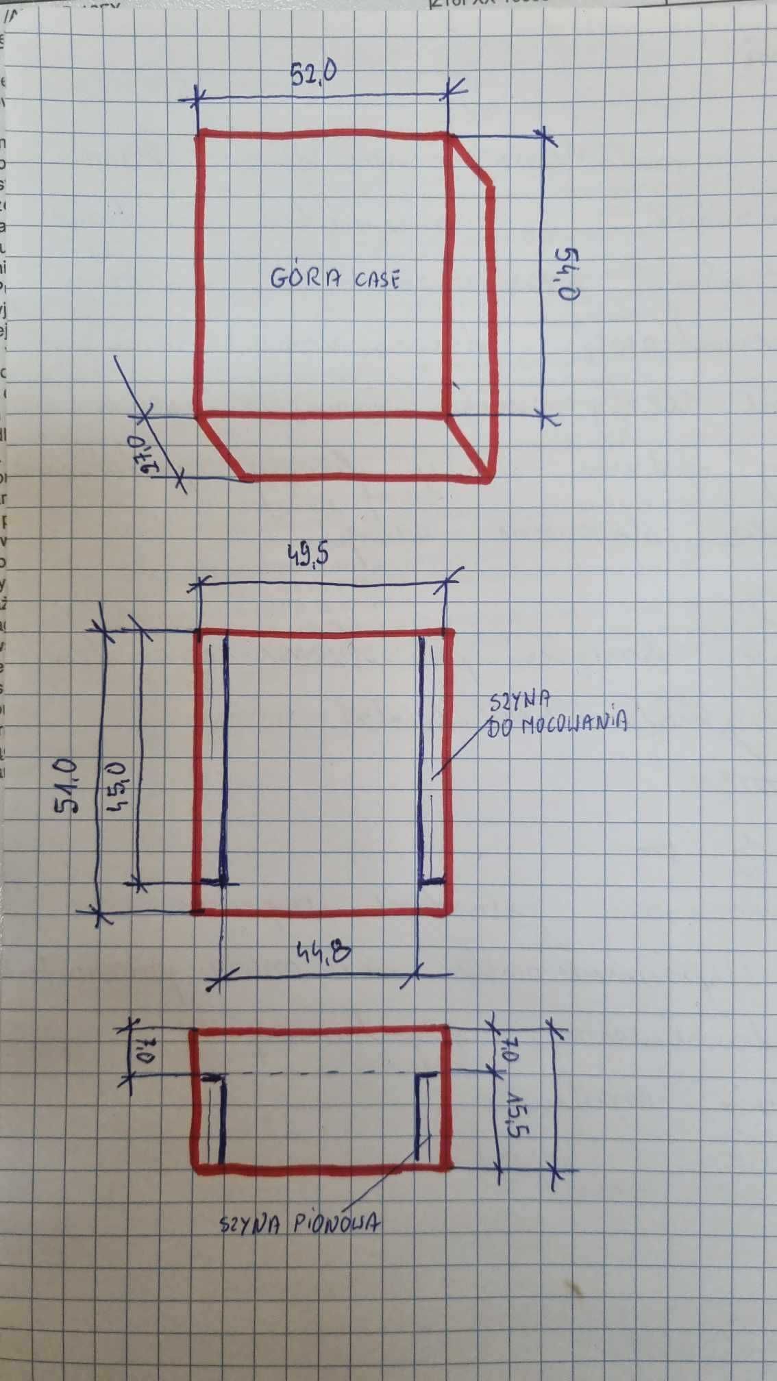 Skrzynia, Case na mikser wzmacniacz