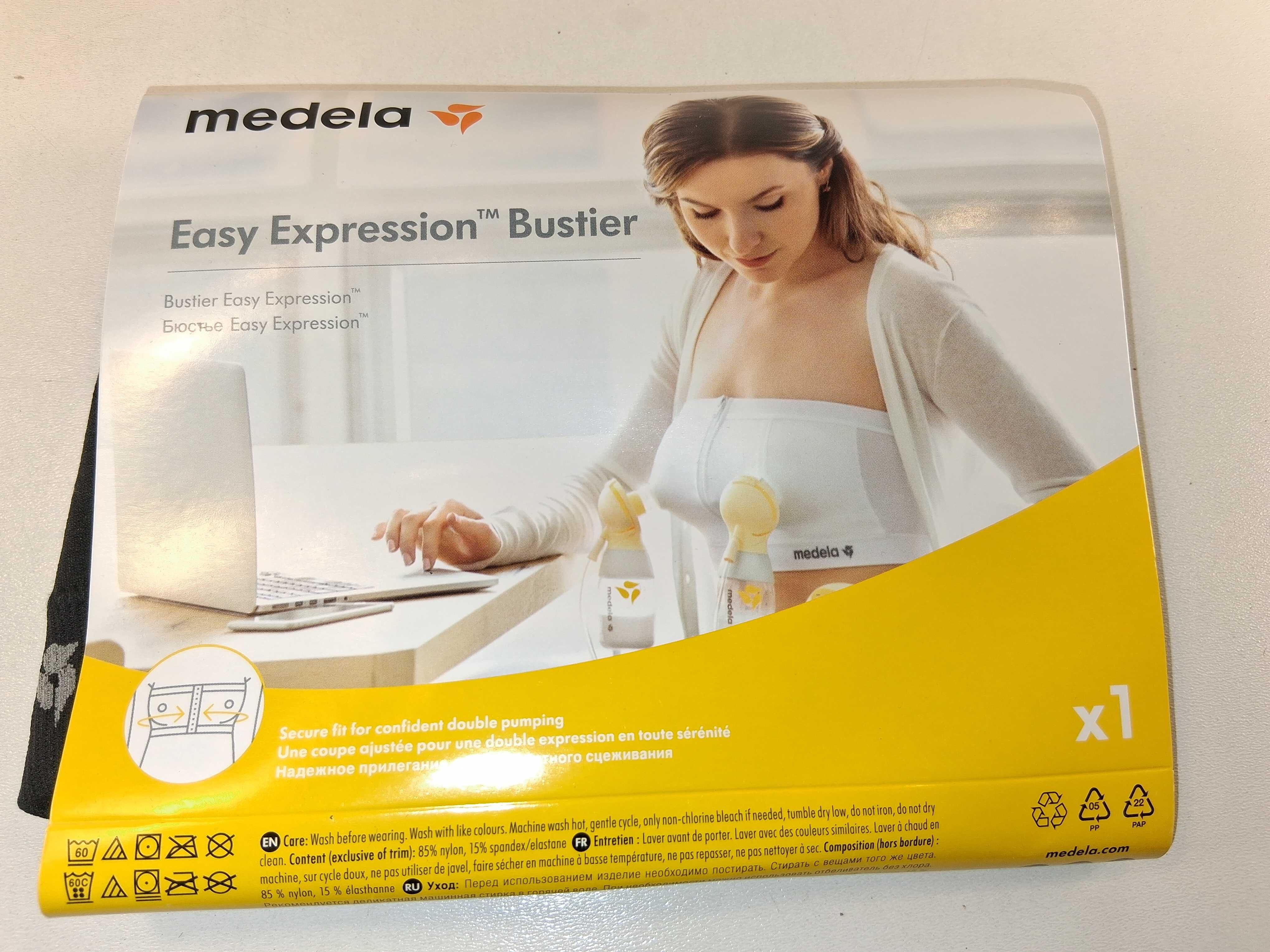 G039 Biustonosz Medela Easy Expression Do Odciągania Pokarmu Roz M