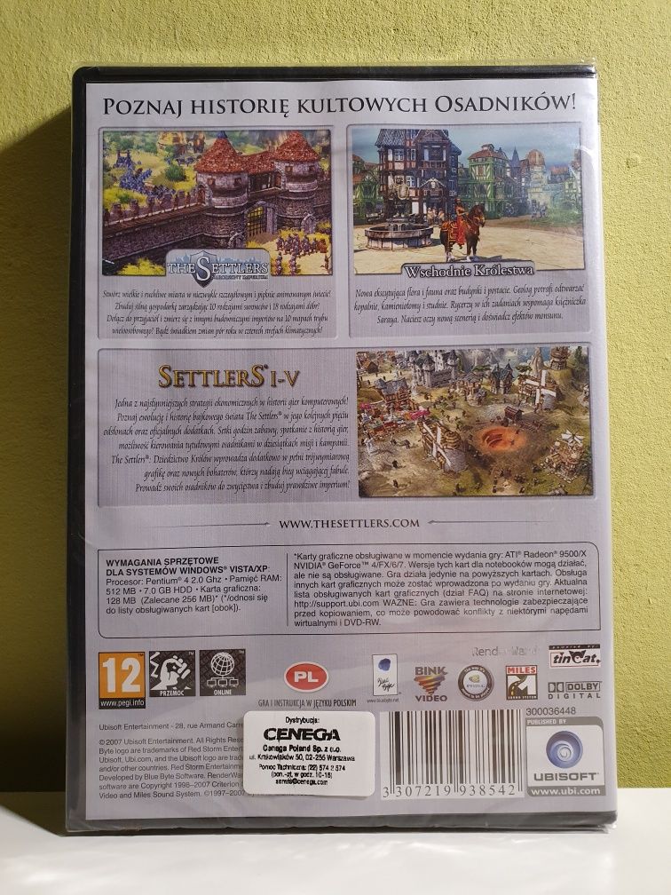 Settlers Complete I-VI PC PL Nowa Unikat