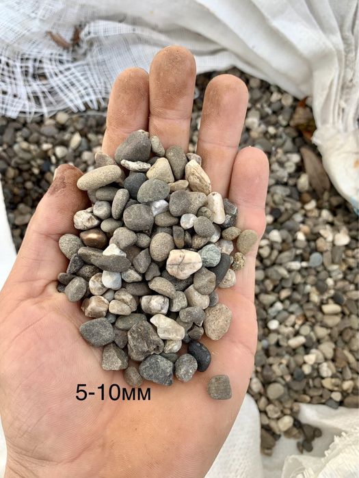 Галька  + мармур митая