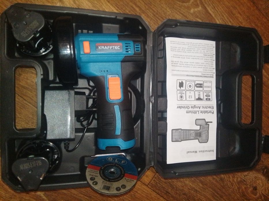 Мини болгарка KRAFFTEC +2 АКБ +кейс