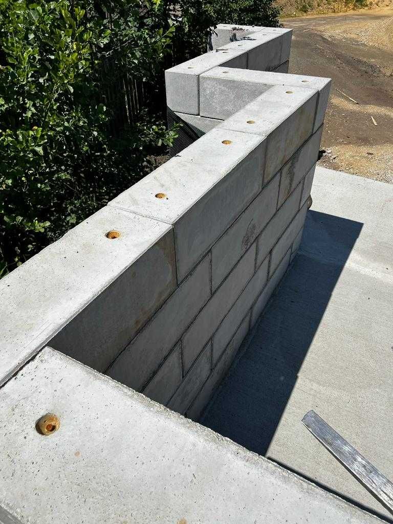 Bloki betonowe klocki lego mur oporowy 180x60x60 120 i 60 Certyfikat