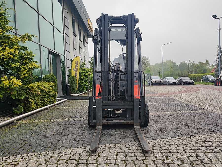 Wózek widłowy elektryczny Linde E18PH-02 triplex 4,62 m 1,8 t 2014