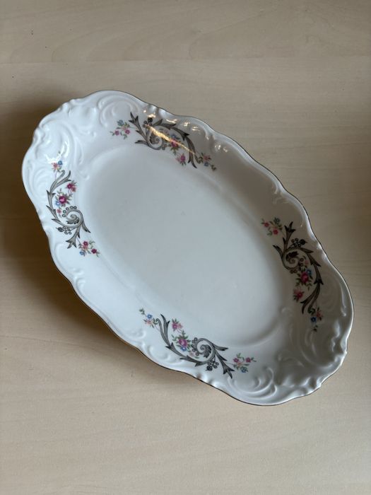 Talerze porcelana Wałbrzych