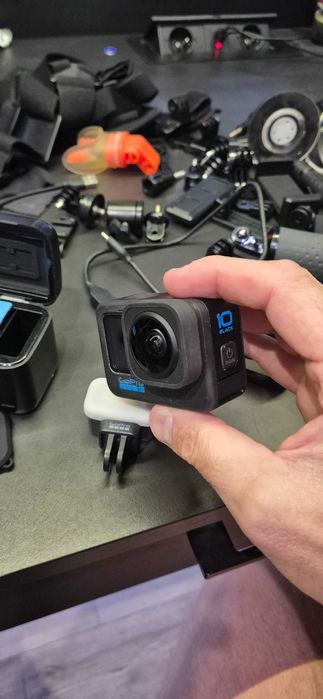 GoPro 10 Black:Zestaw Totalny.Max Lens Mod + Light Mod + Masa Dodatków