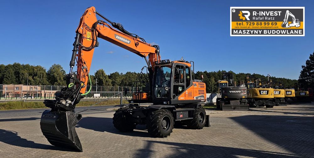 Doosan DX140 W-5  DX140W-5 DX 140 głowica obrotowa szczypce centralne  Koparka kołowa DOOSAN DX140 W-5 głowica obrotowo-uchylna szczypce