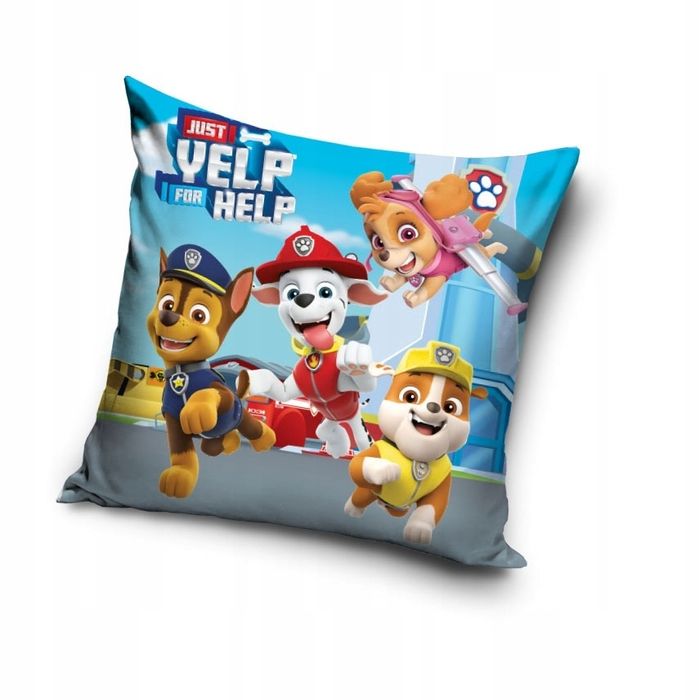 Poszewka + Poduszka 40x40 Psi Patrol Paw Pieski Psy Dziecięca