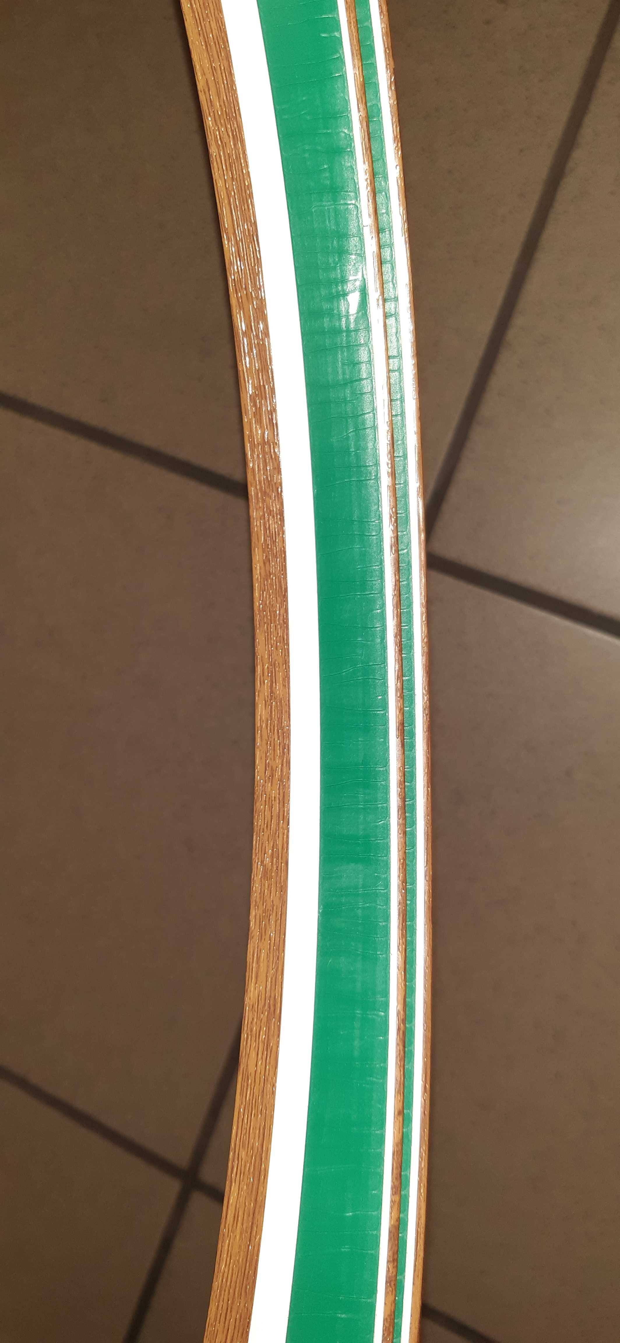 Listwa maskująca płaskownik ZŁOTY DĄB 30mm do okien lub drzwi PCV194cm