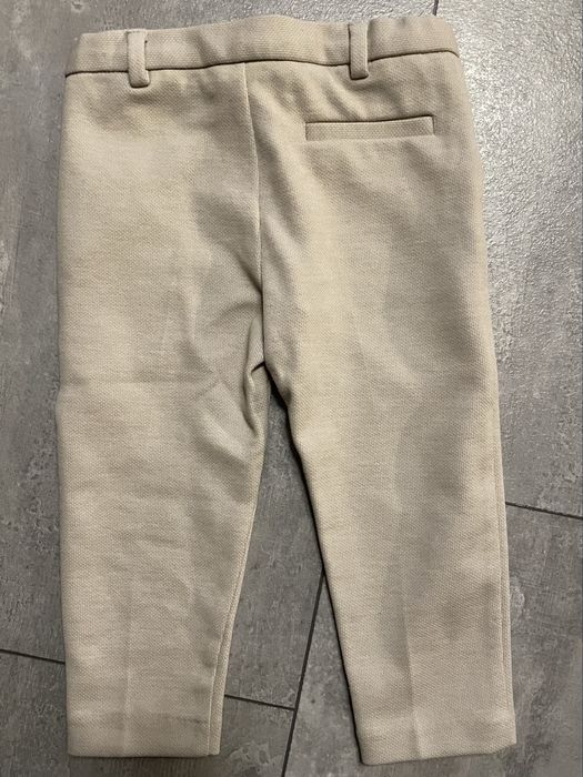 Spodnie dla chłopca ZARA beżowe rozm. 92 / 2 lata