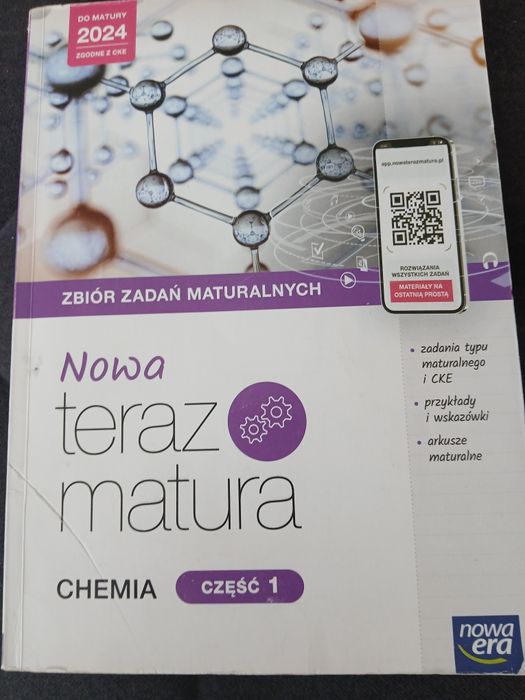 Nowa Teraz Matura Chemia część 1 .Zbior zadan  maturalnych