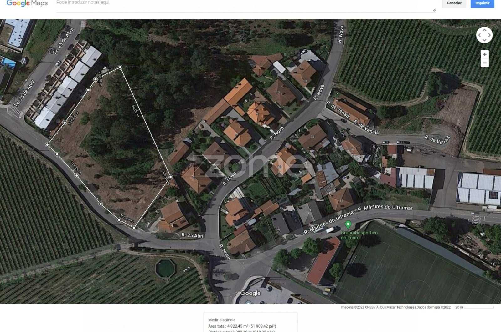 "Terreno urbano de 4.800m2 no Louro Famalicão. Oportunidade única.