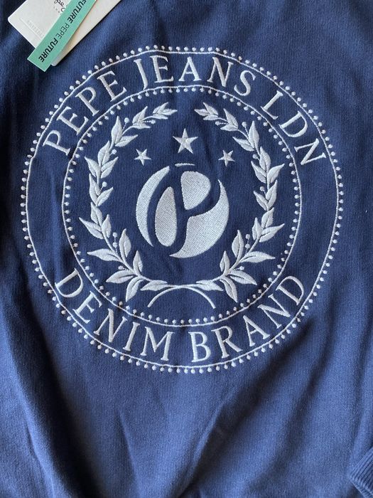 Sweat Pepe Jeans azul escuro novo com etiqueta