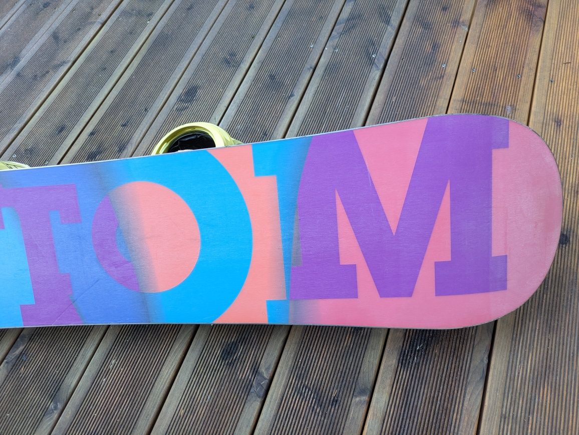 Burton Custom 163 deska snowboardowa snowboard wiązania Malavita Flux