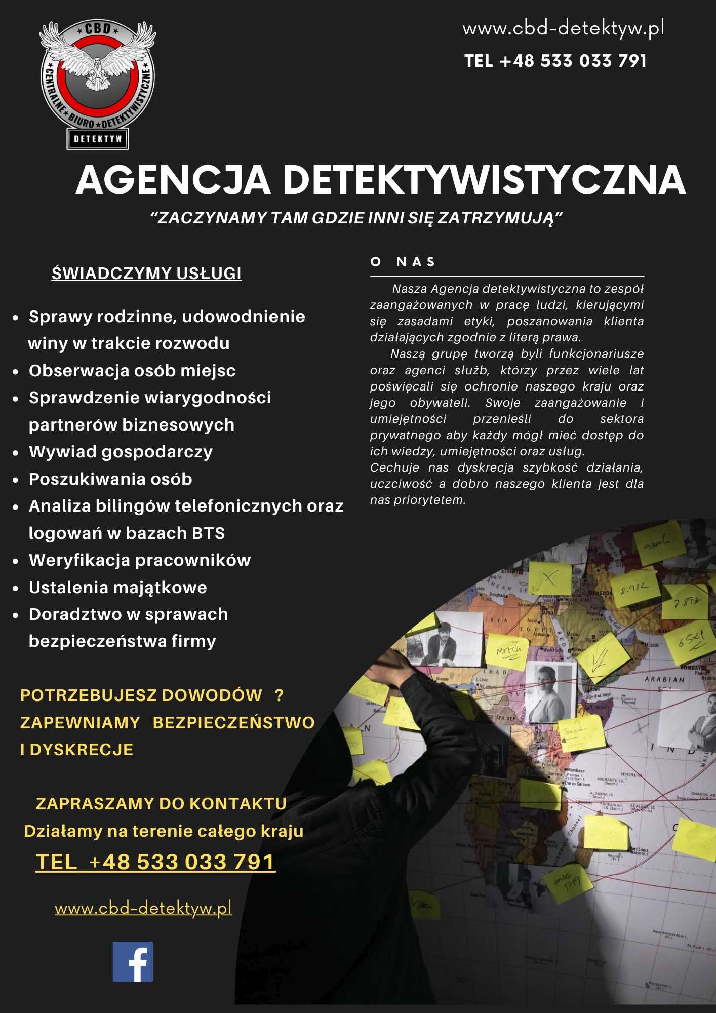 Prywatny Detektyw 24h Profesjonalnie, Dyskretnie, Szybko