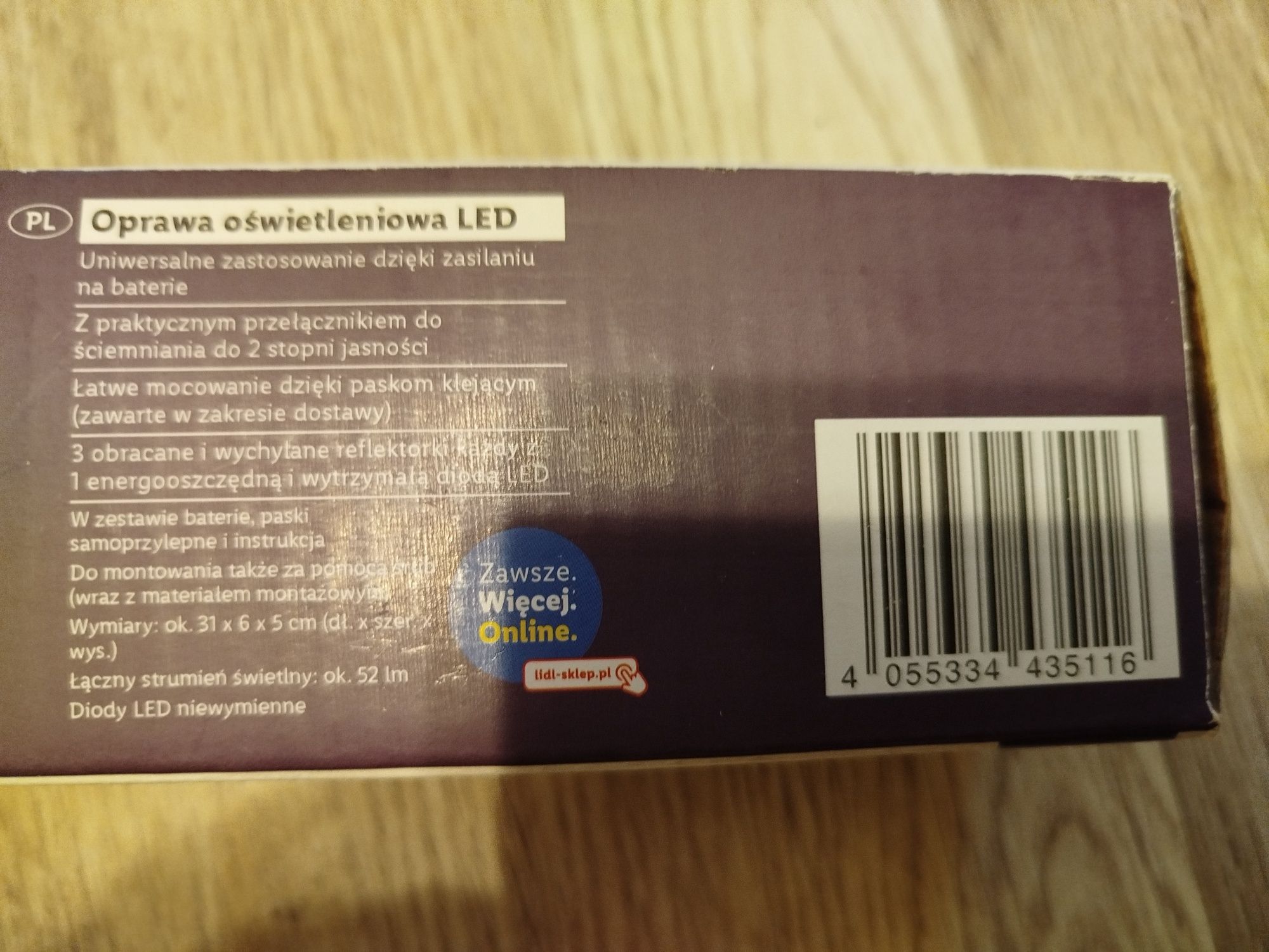 Oprawa oświetleniowa led LIVARNO