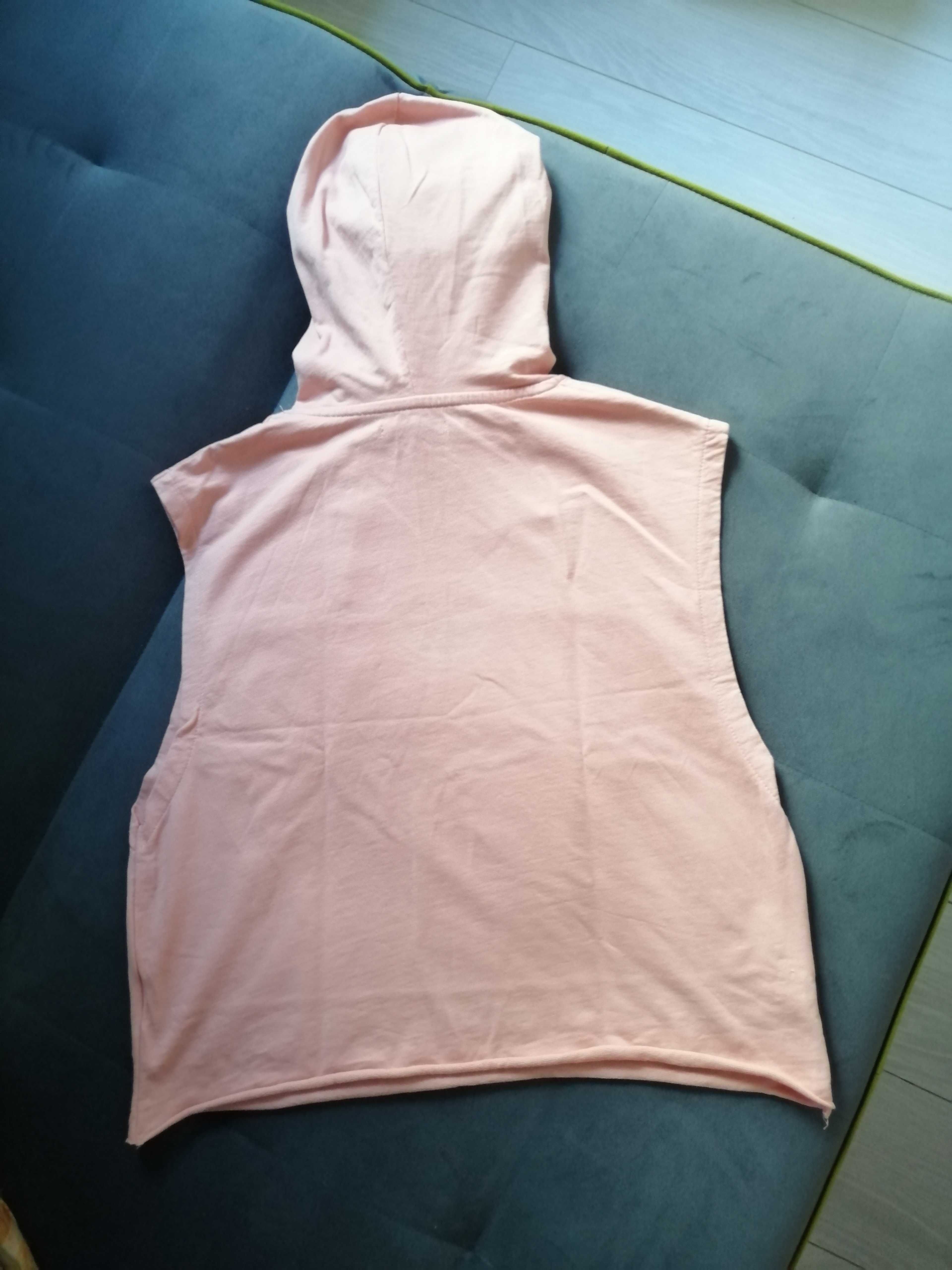 Bluza z kapturem bez ramion z otworem na dekolcie Cropp (rozmiar S)