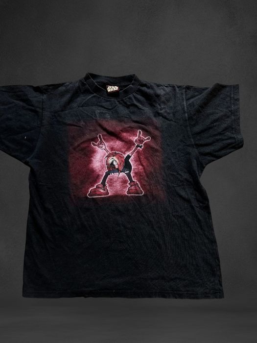 Koszulka męska czarna z nadrukiem rockowym M – stylowa i wygodna