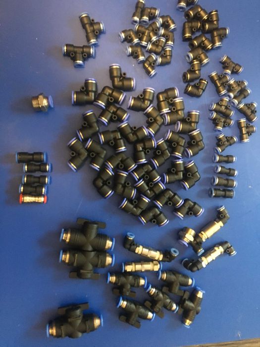 Złączki  sprężonego powietrza 85 szt.