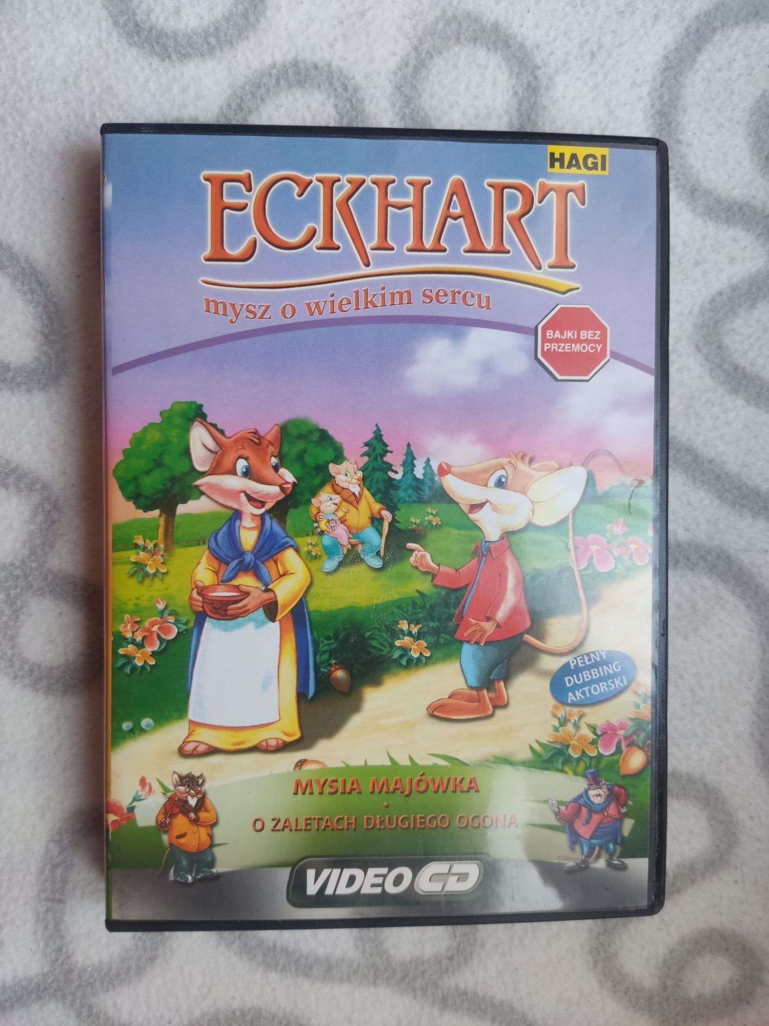 Płyta DVD film bajka Eckhart Mysz o wielkim sercu