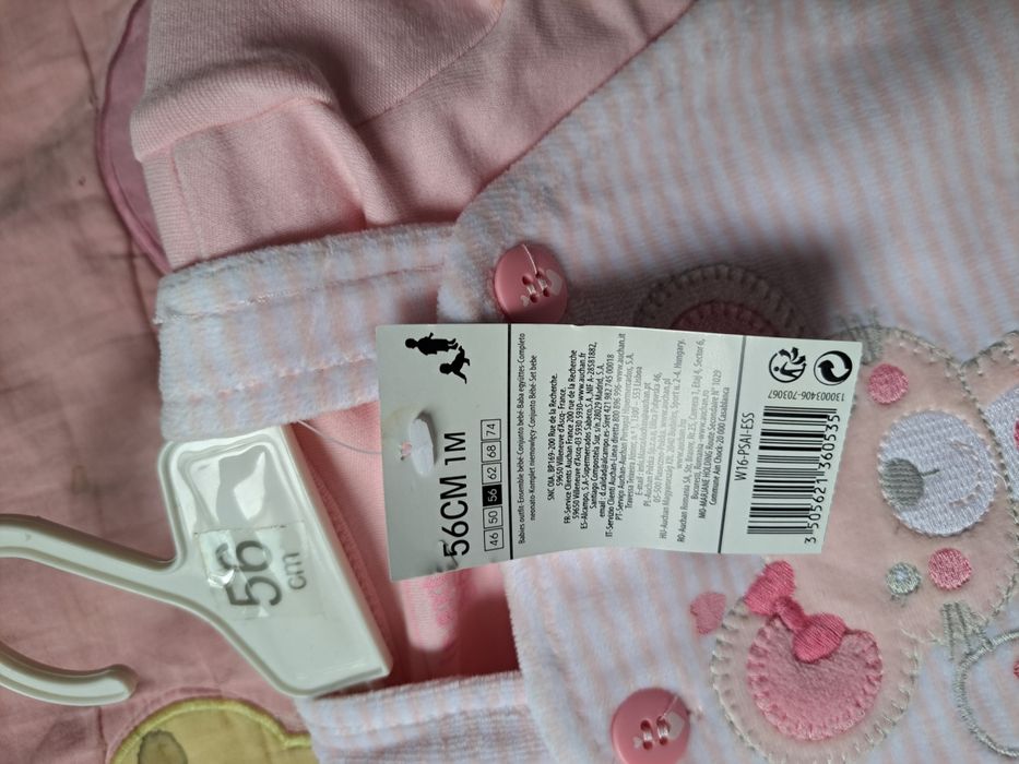 Śpioszki dla dziewczynki 56