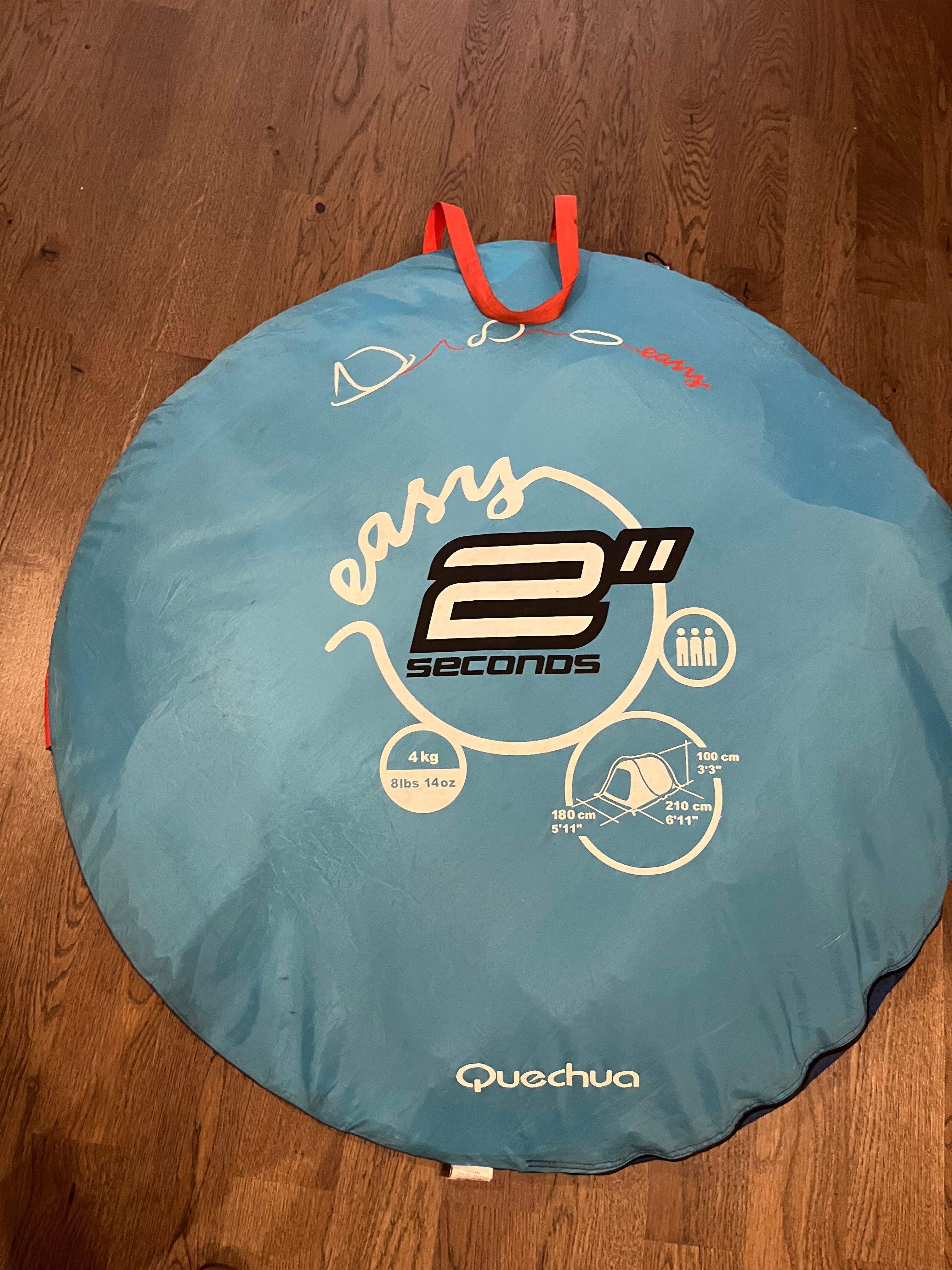 Tenda Quechua Easy 2 seconds 3 pessoas
