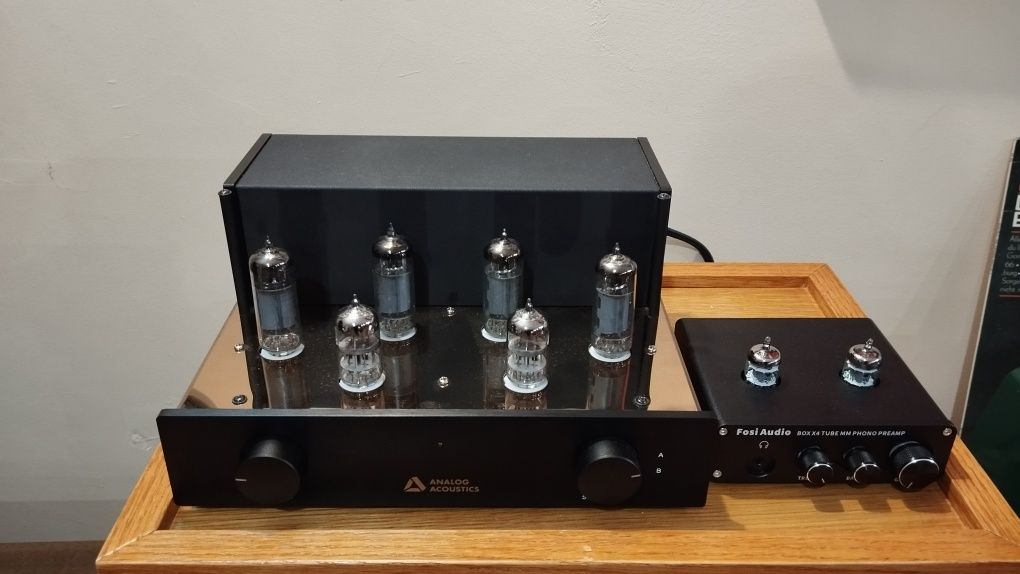 Vendo amplificador a válvulas ANALOG Acoustics +pré phono