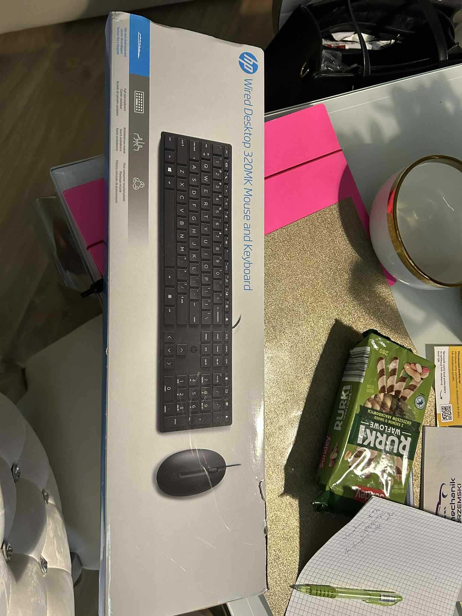 HP Wired Desktop 320MK – Zestaw Mysz + Klawiatura