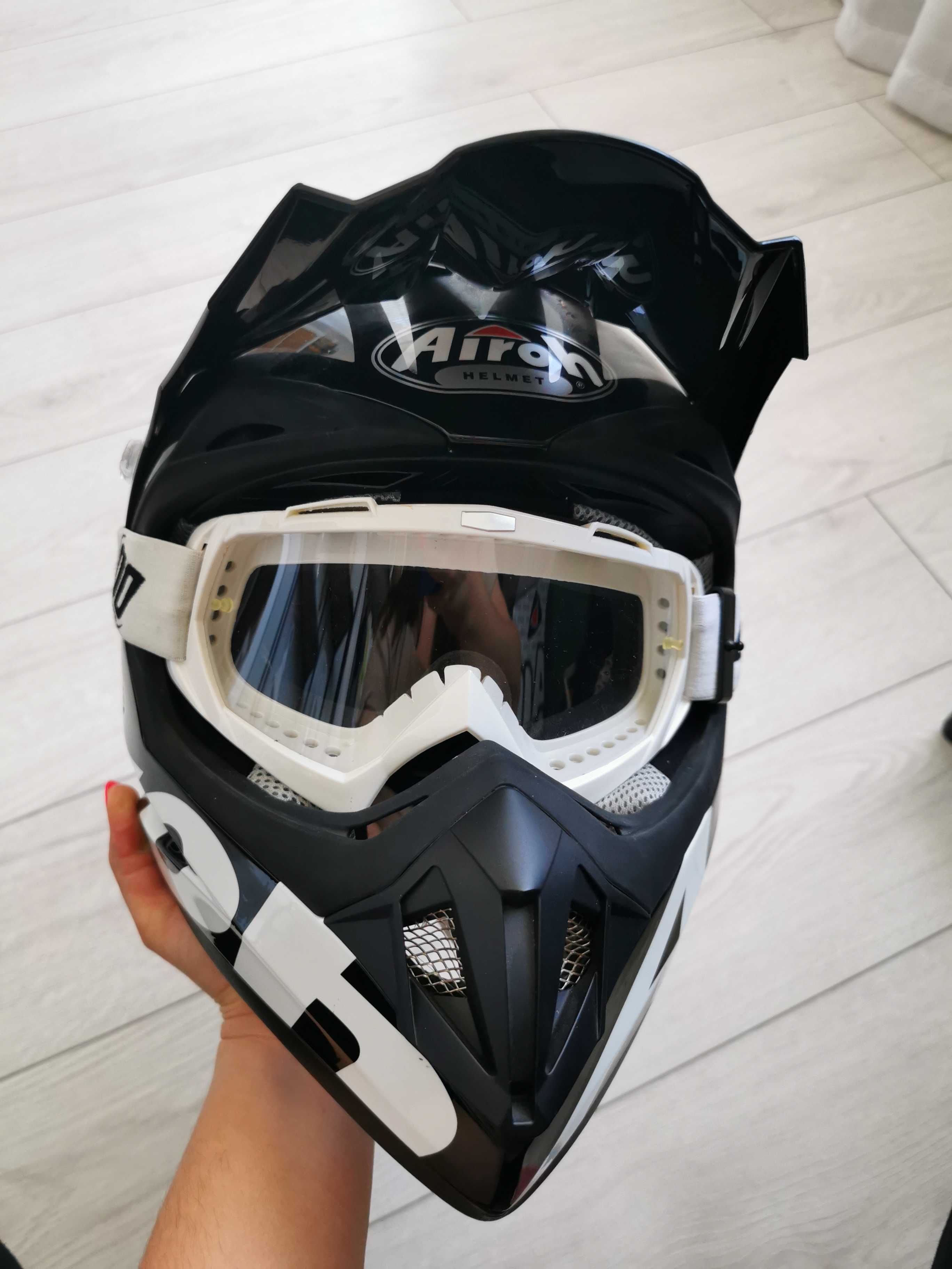 Airoh kask motocyklowy enduro cross rozm. XS 53 54 cm