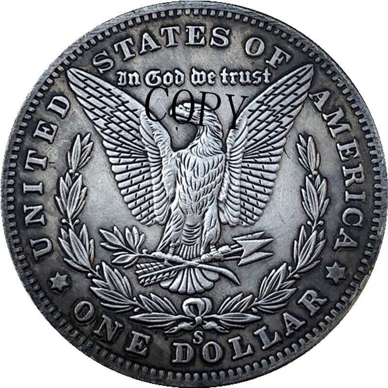 Сувенирная монета 1 Morgan Dollar 1899 S («Моргановский доллар»)