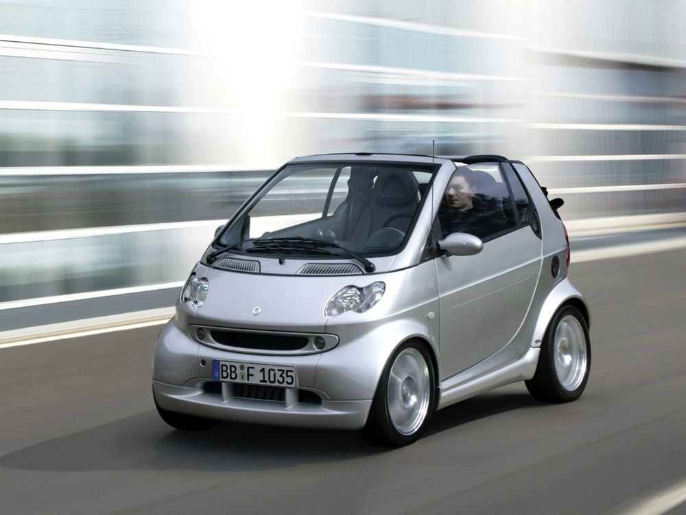 Brabus пороги smart city cabrio 450