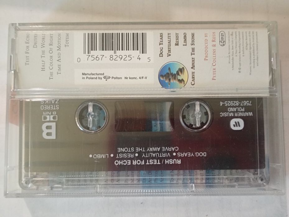 RUSH - Test for echo  kaseta