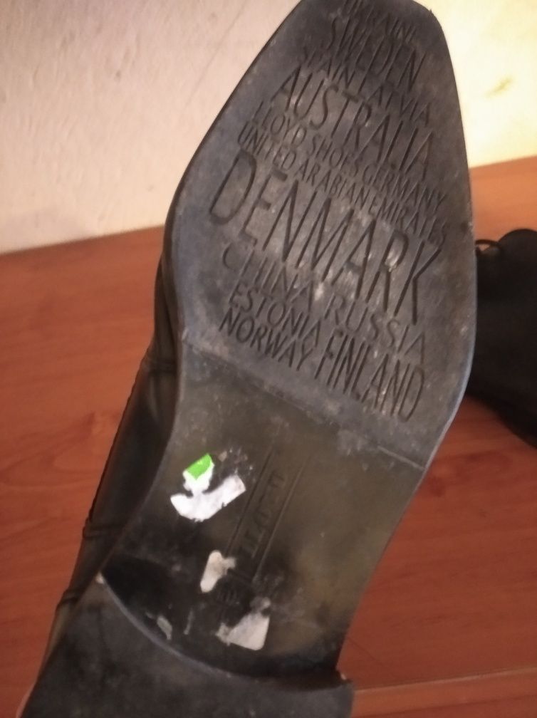 Buty męskie skórzane