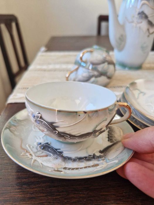 Serviço chá Dragão vintage