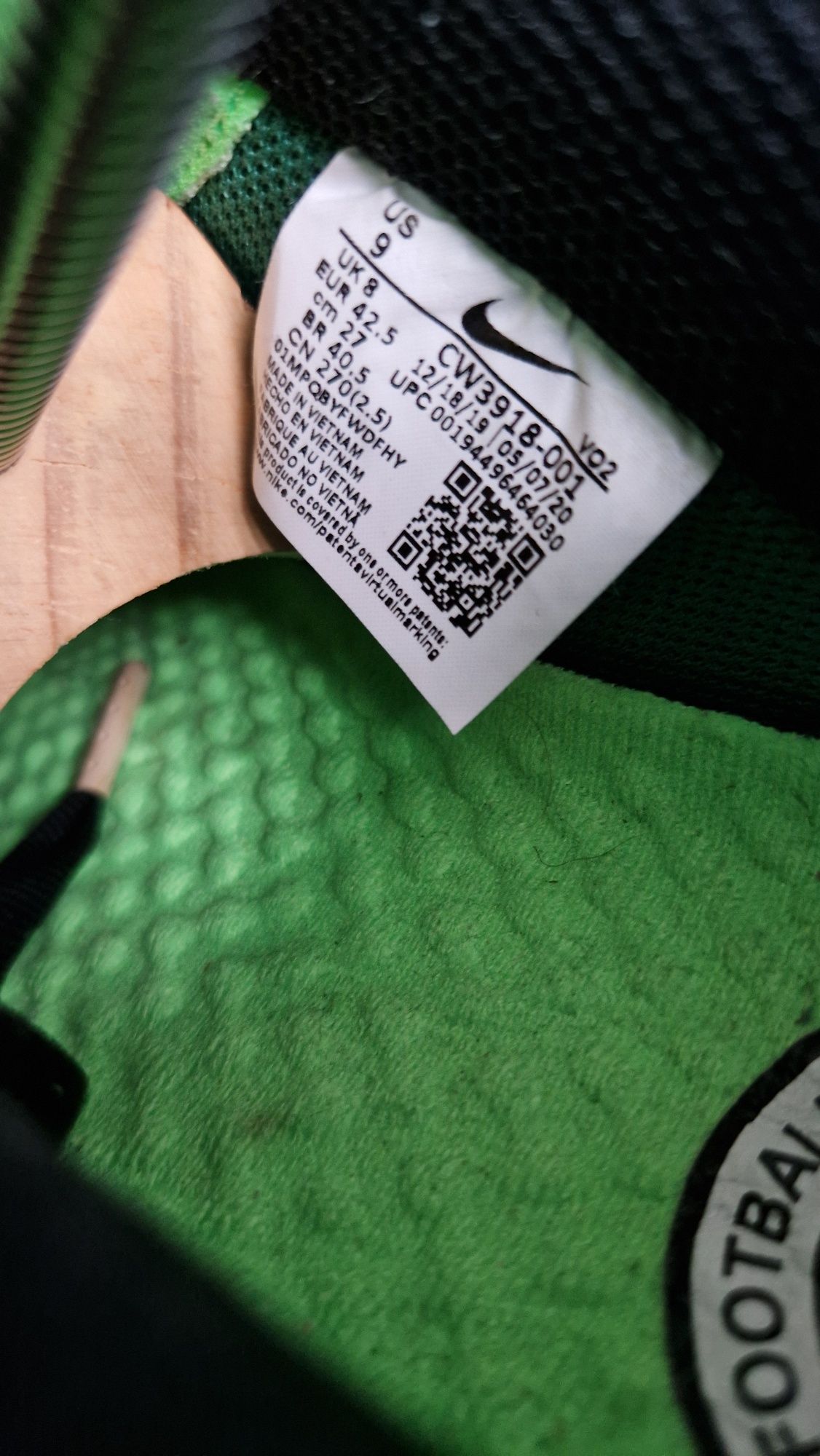 Nike Air Force 1 React QS Naija - rozm. 42,5 - sportowe buty AF1  MEN