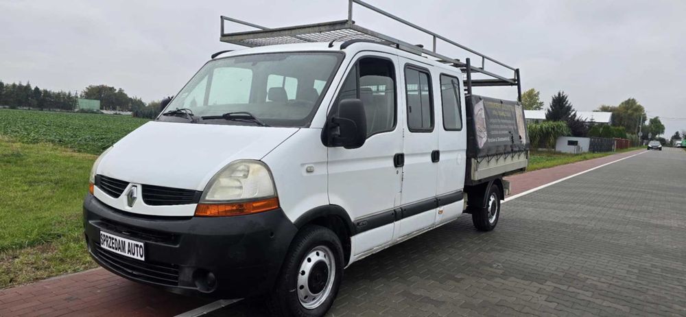 Renault Master II DOKA BRYGADÓWKA 2.5D 2010r 9 os klima