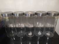 Frasco / Frascos de vidro para cozinha