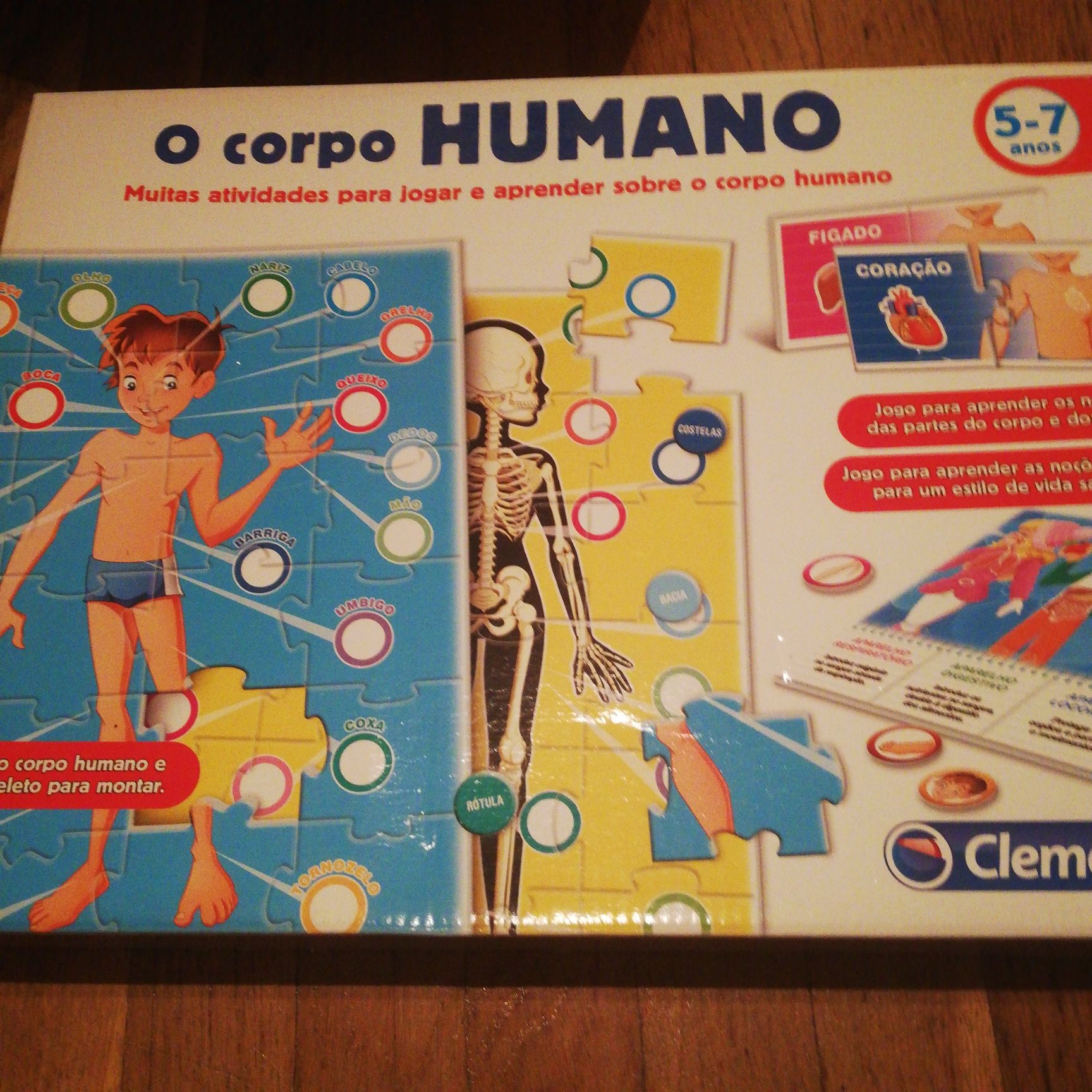 Jogo o corpo humano da clementoni