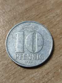 Moneta 10 fenigów RFN 1968