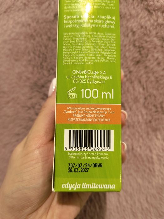 Wcierka pobudzająca Onlybio Tymbark