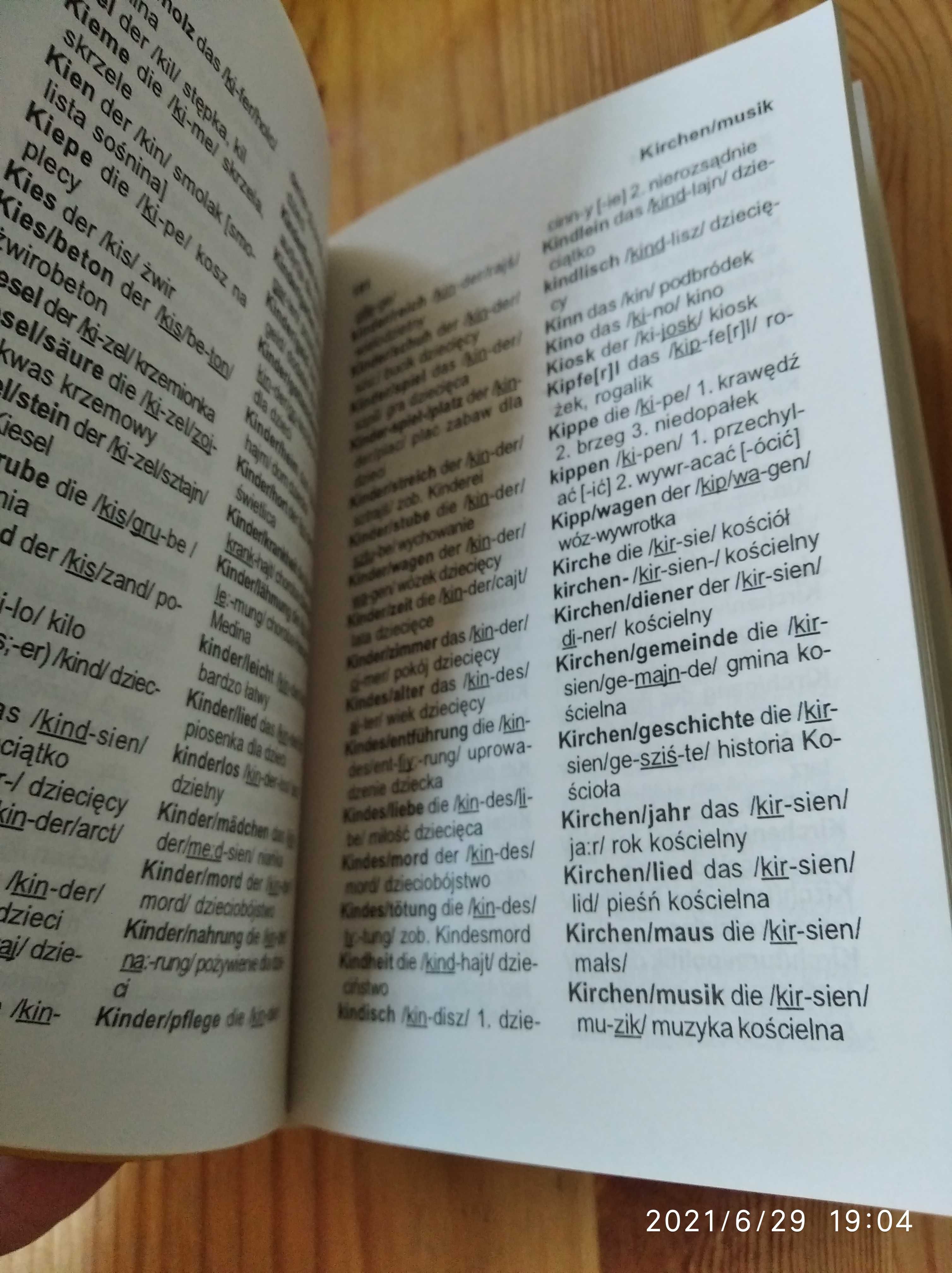 Słownik polsko niemiecki niemiecki polski
