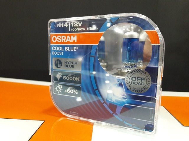 Lampadas Osram Cool Blue Boost H7 e H4
