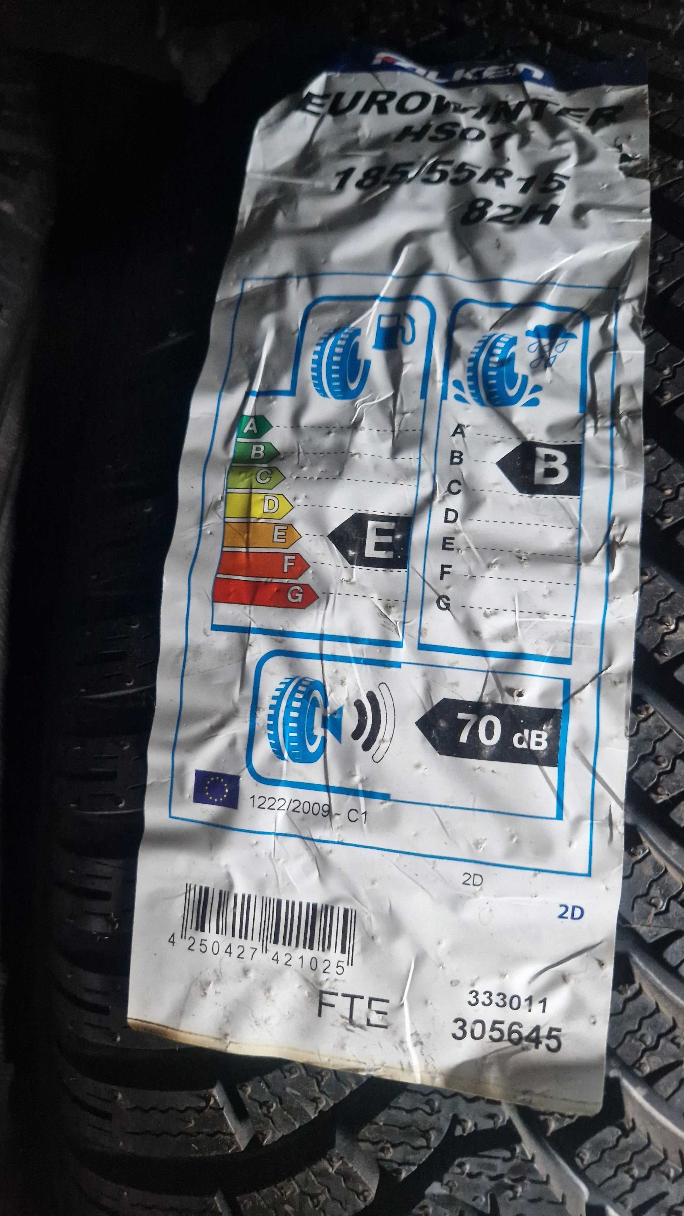 Opony zimowe Falken EuroWinter HS01 185/55R15 82H Kpl. NOWE