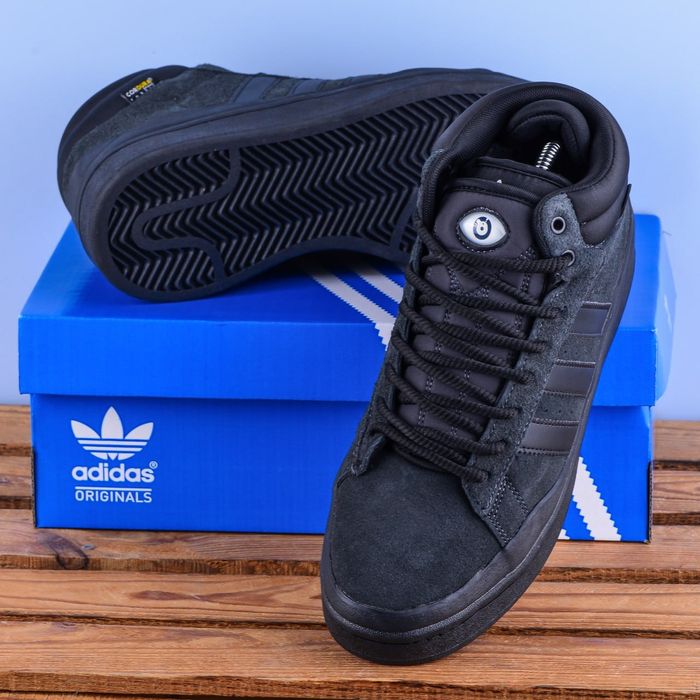 (2029) Зимові  Adidas Campus Чоловічі Кросівки високі сірі (41-46)
